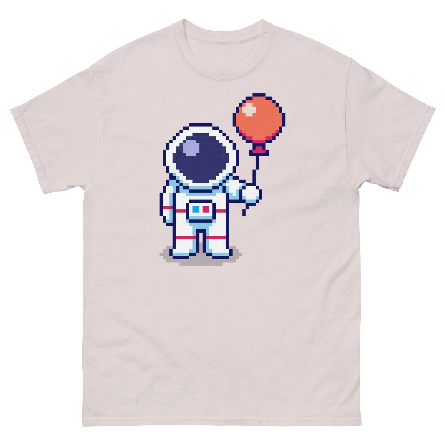 Pixel Astronaut Balloon unisex classic t-shirt - Pixitement