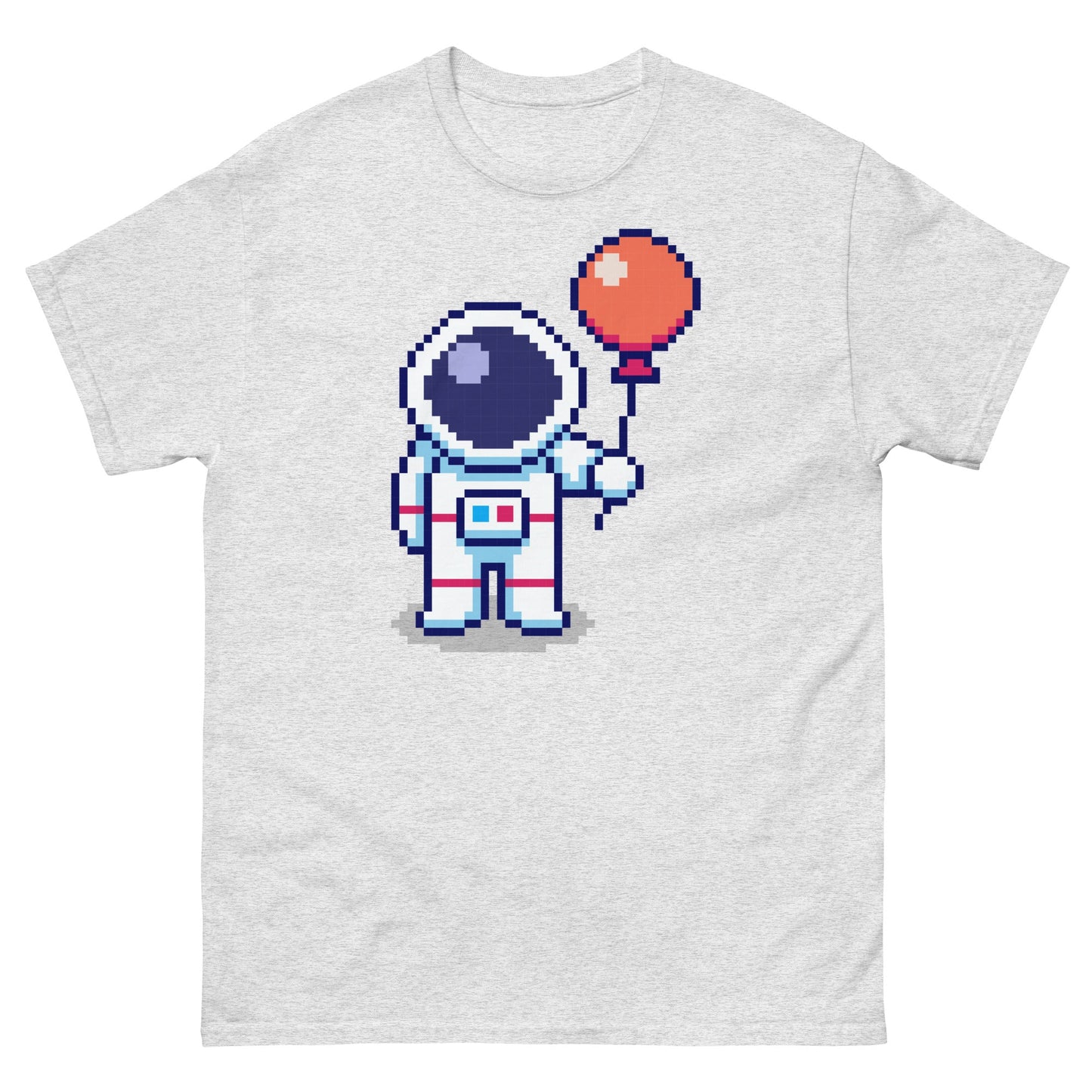 Pixel Astronaut Balloon unisex classic t-shirt - Pixitement