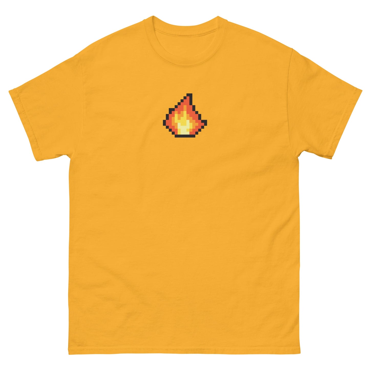 Pixel Fire Icon Unisex classic t-shirt - Pixitement