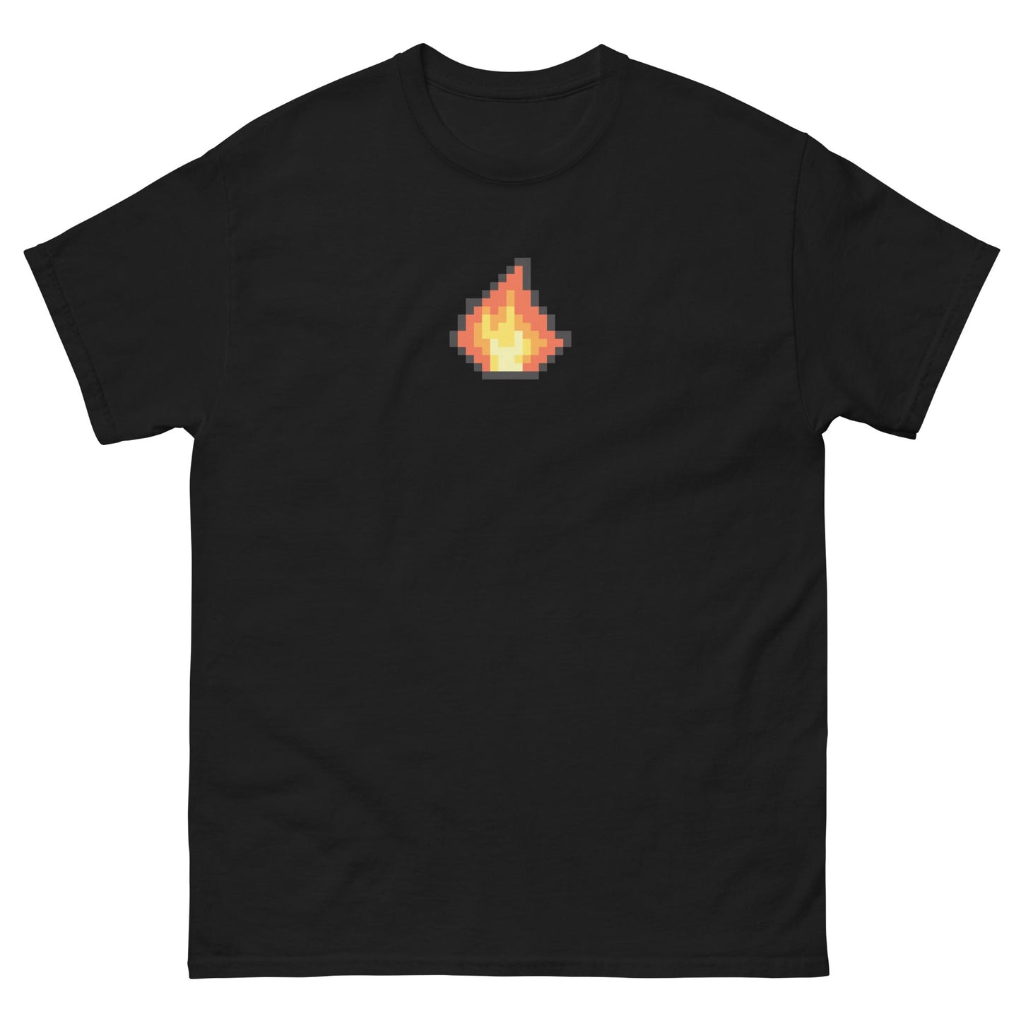 Pixel Fire Icon Unisex classic t-shirt - Pixitement