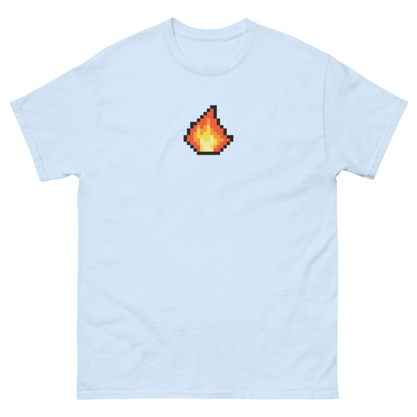 Pixel Fire Icon Unisex classic t-shirt - Pixitement