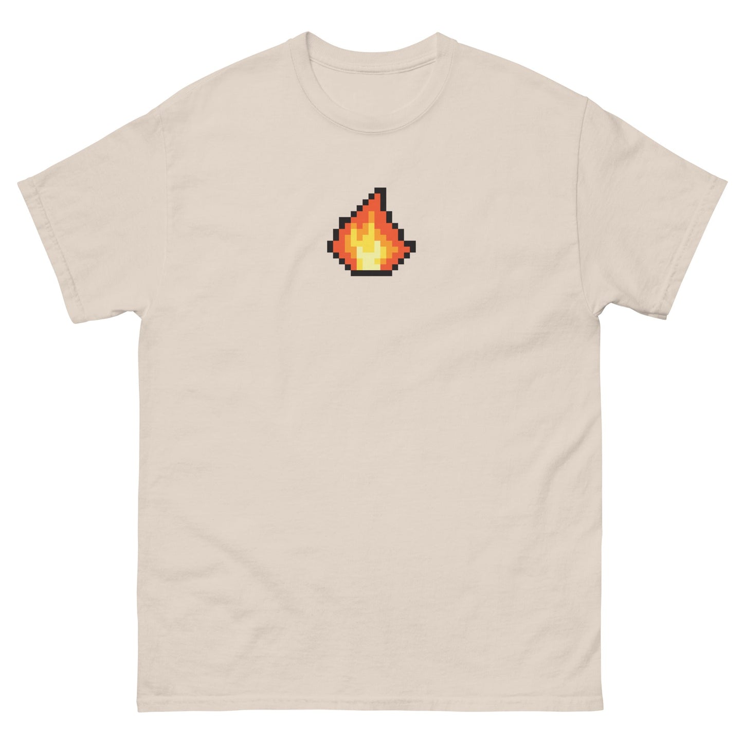 Pixel Fire Icon Unisex classic t-shirt - Pixitement