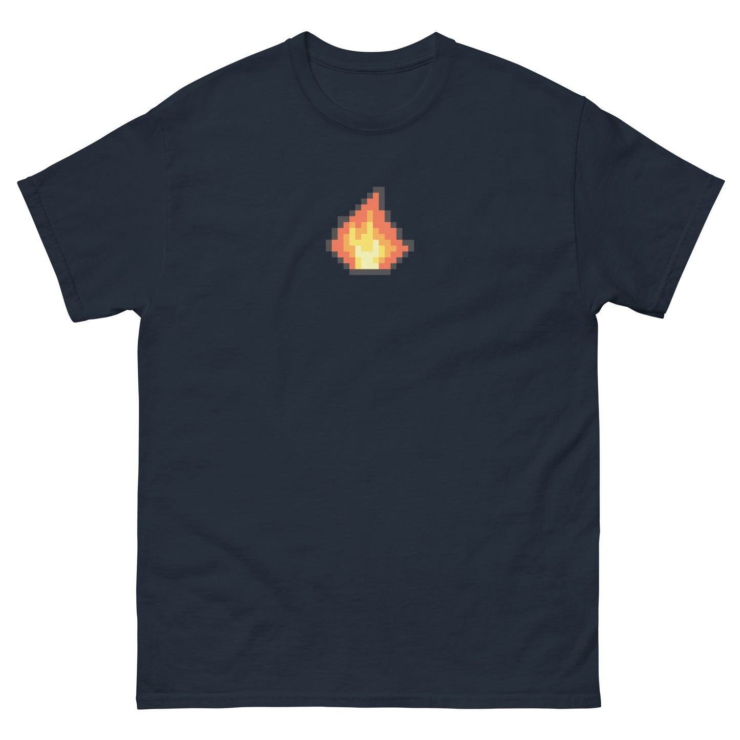 Pixel Fire Icon Unisex classic t-shirt - Pixitement