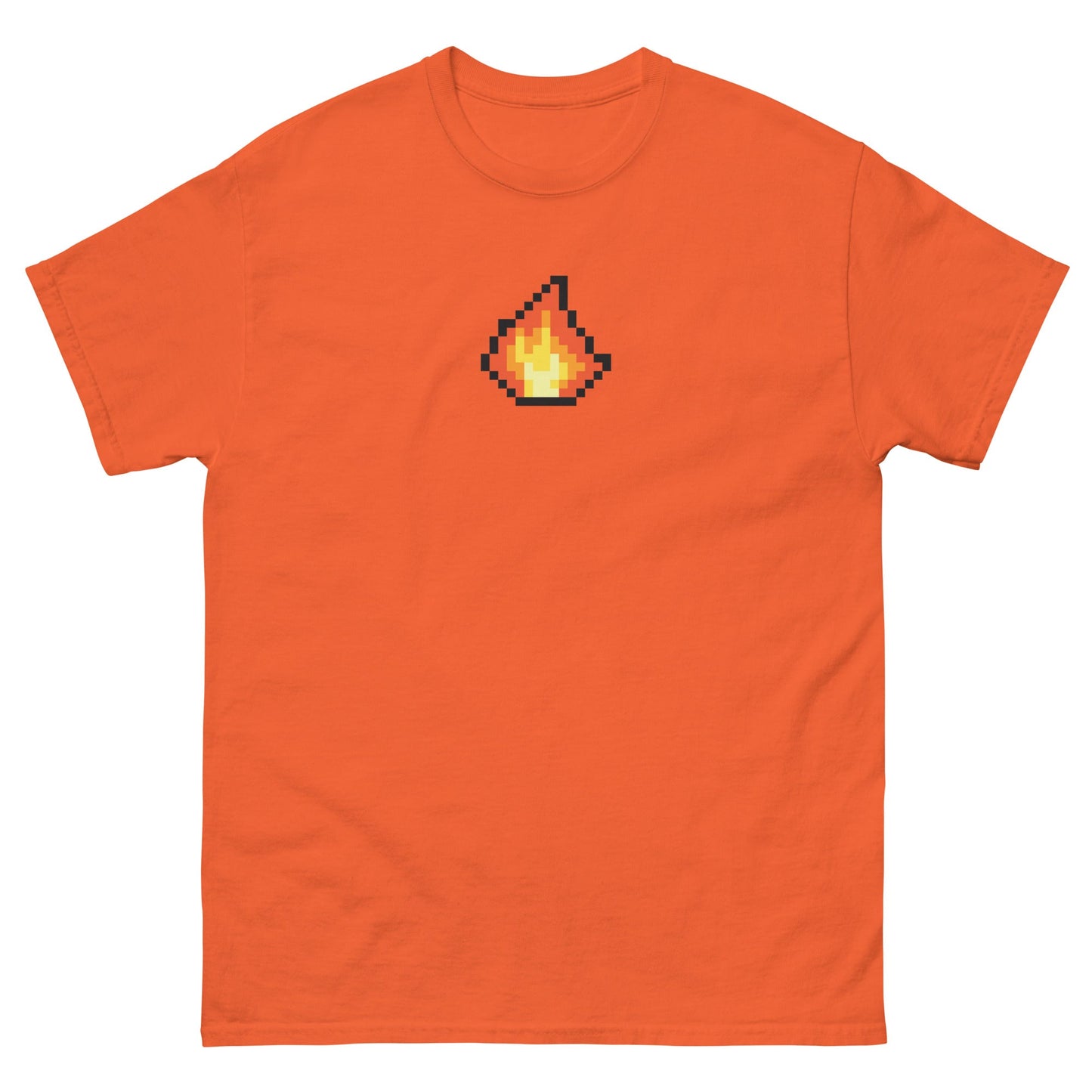 Pixel Fire Icon Unisex classic t-shirt - Pixitement