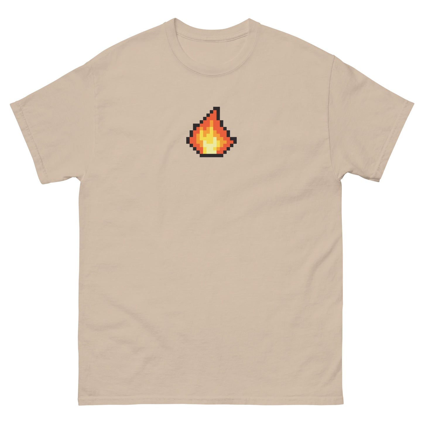 Pixel Fire Icon Unisex classic t-shirt - Pixitement