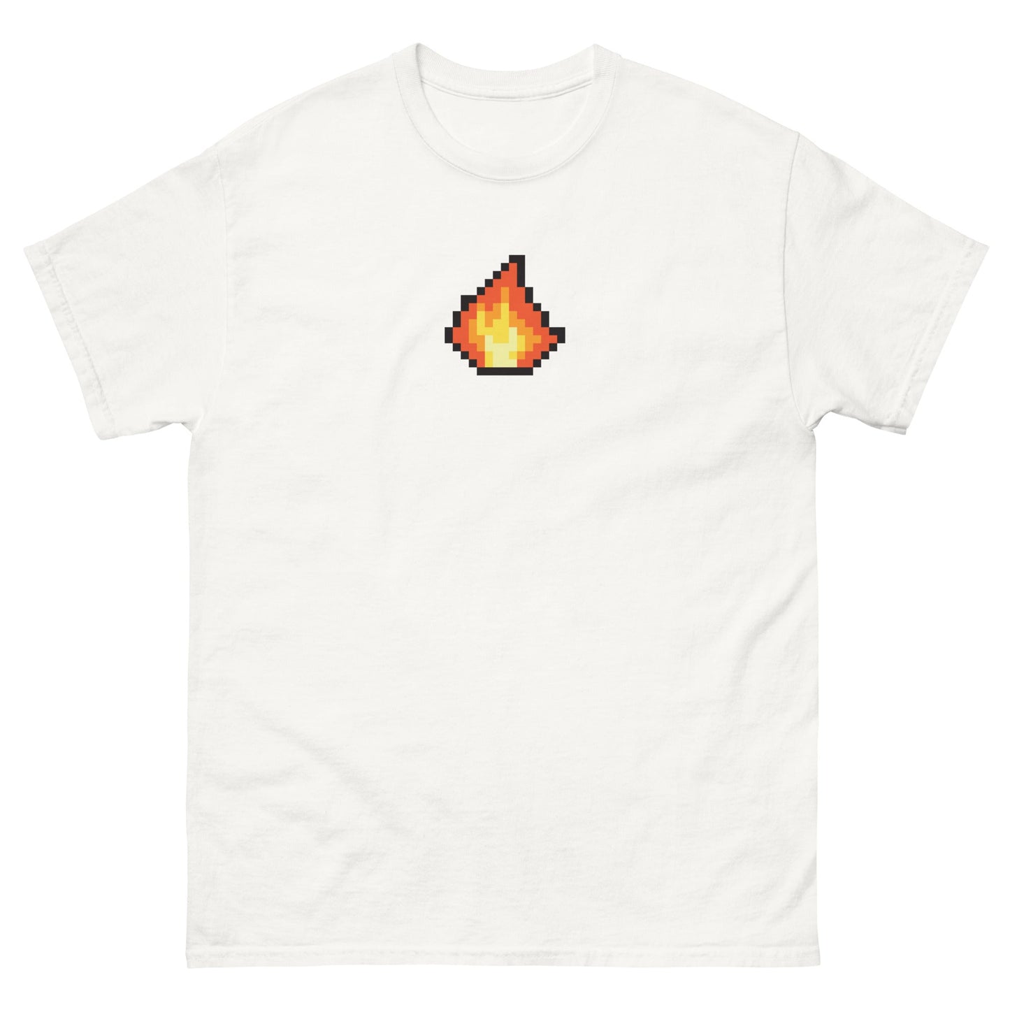 Pixel Fire Icon Unisex classic t-shirt - Pixitement