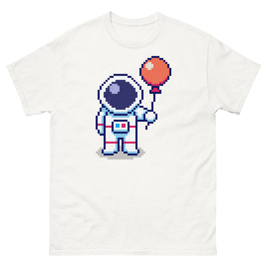 Pixel Astronaut Balloon unisex classic t-shirt - Pixitement
