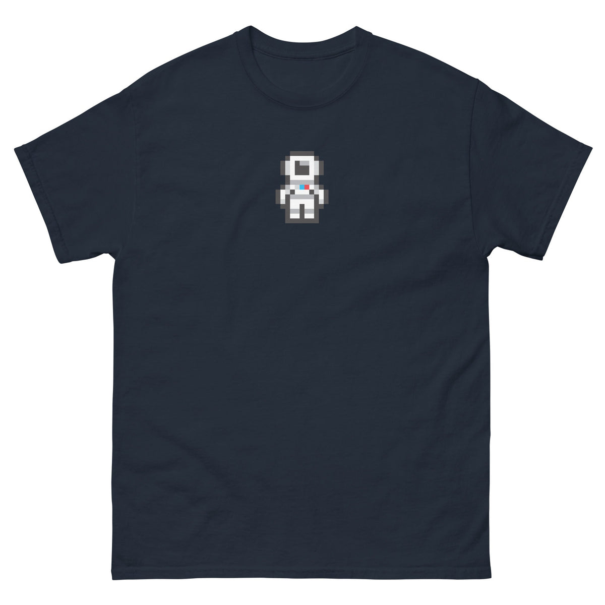 Pixel art Astronaut design on unisex t-shirt - Pixitement