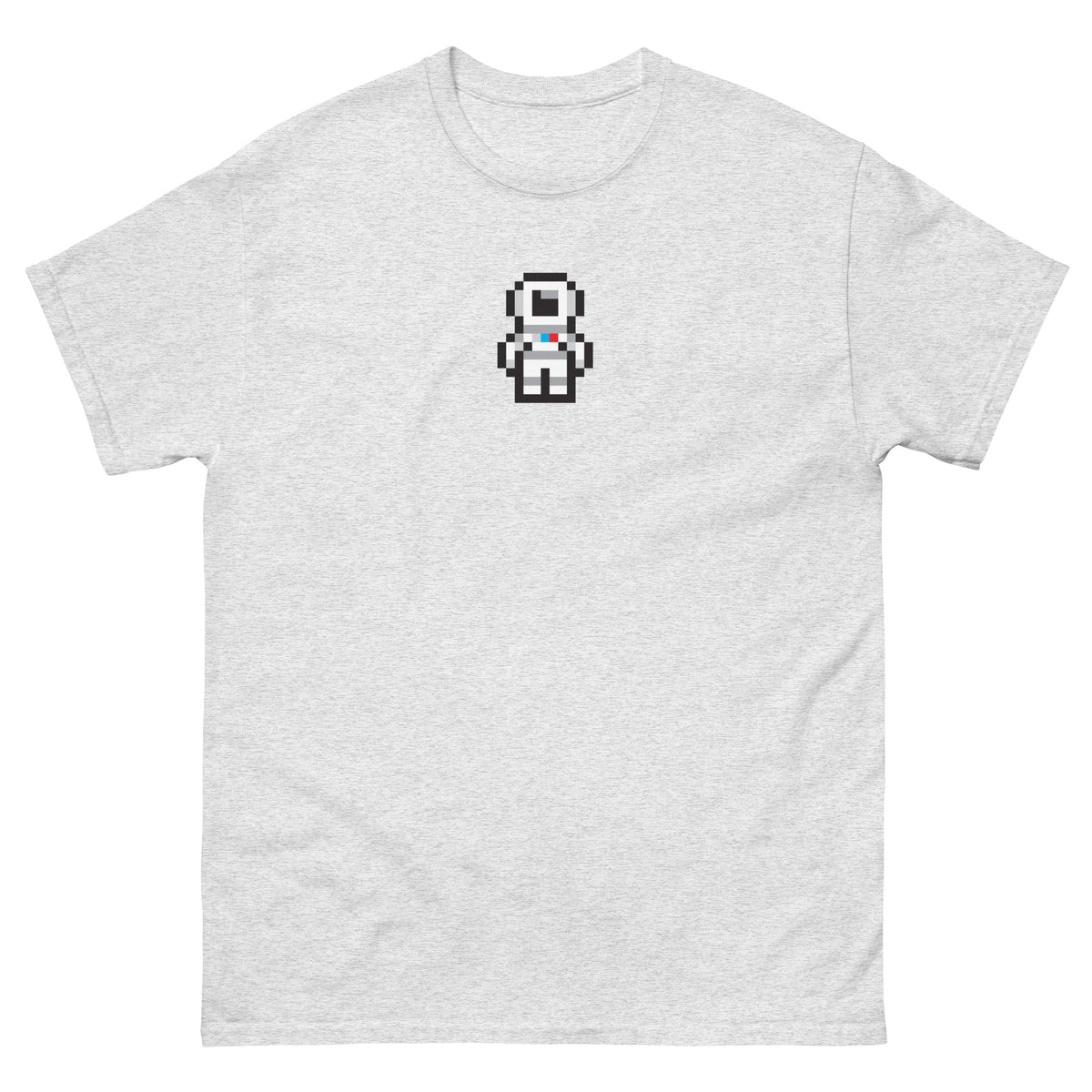Pixel art Astronaut design on unisex t-shirt - Pixitement