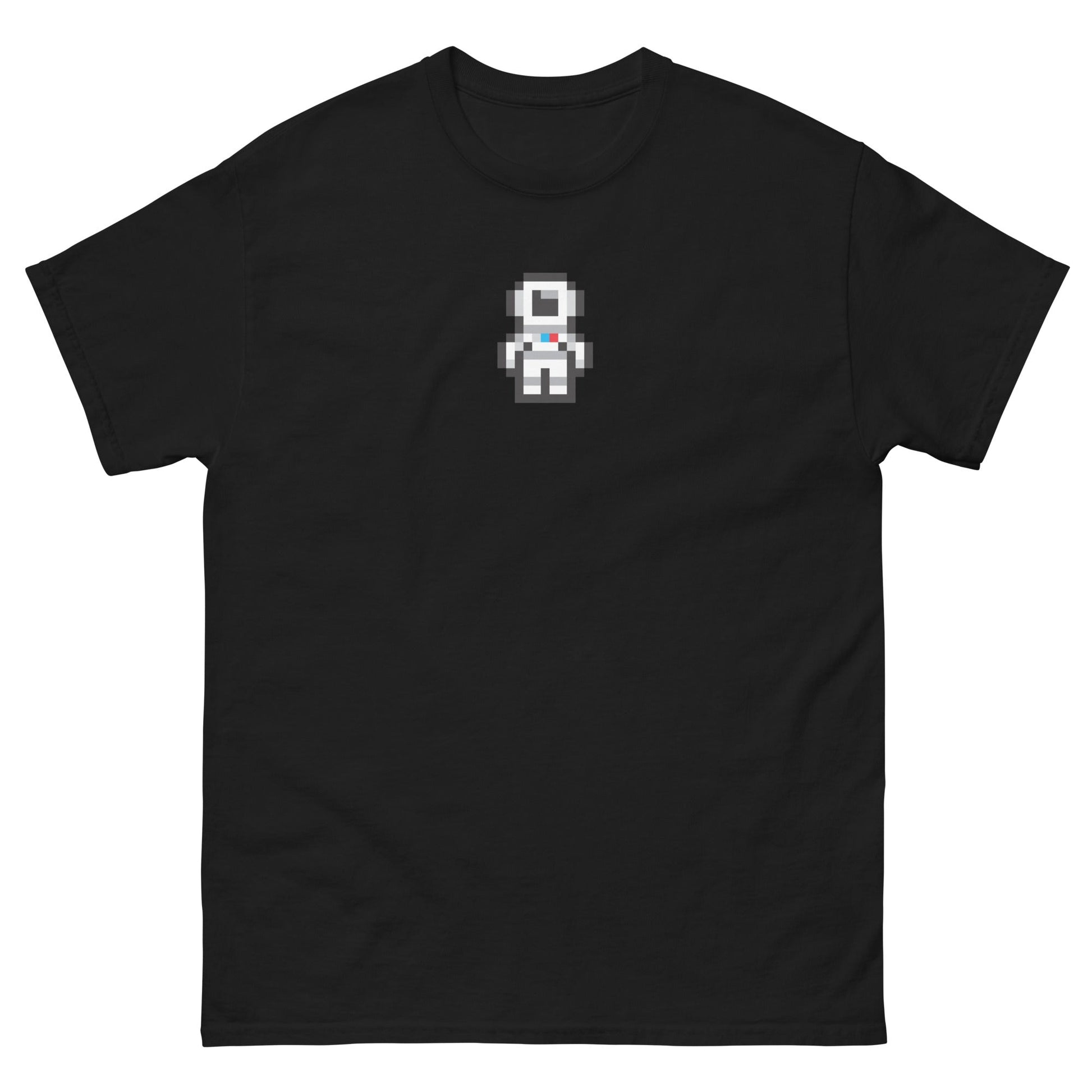 Pixel art Astronaut design on unisex t-shirt - Pixitement