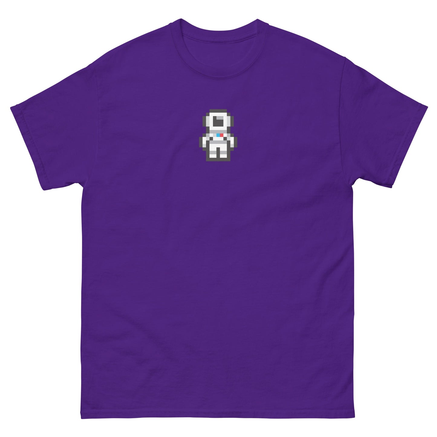 Pixel art Astronaut design on unisex t-shirt - Pixitement