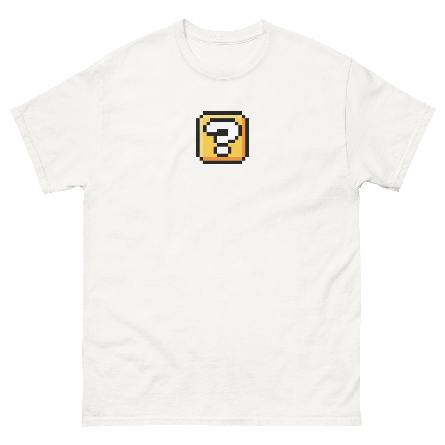 Pixel Question Box Icon Unisex classic t-shirt - Pixitement