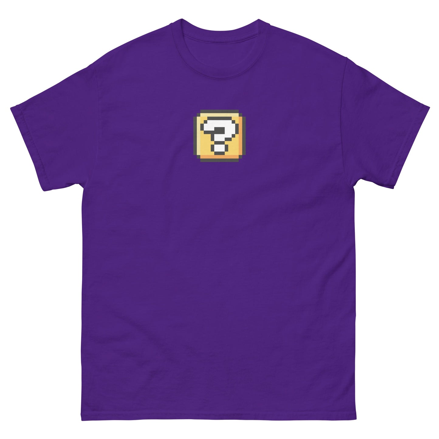 Pixel Question Box Icon Unisex classic t-shirt - Pixitement