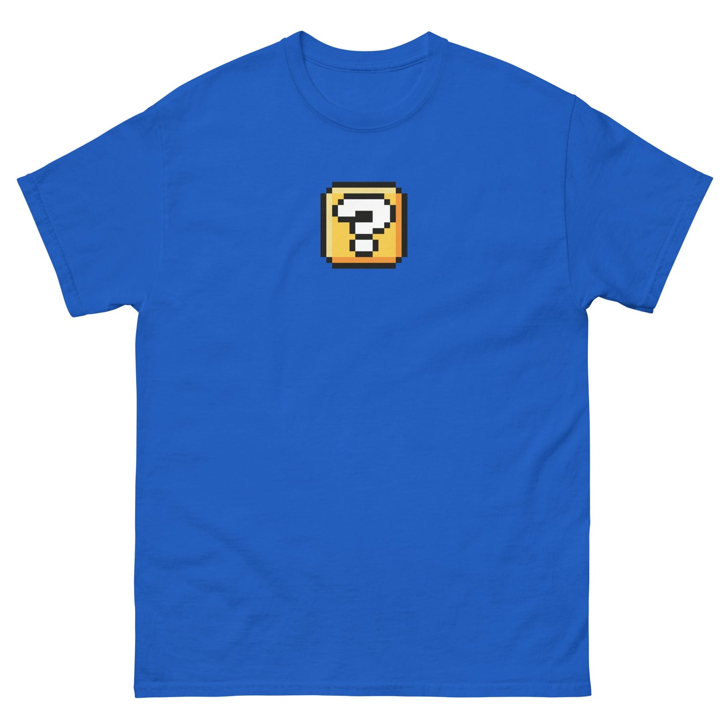 Pixel Question Box Icon Unisex classic t-shirt - Pixitement