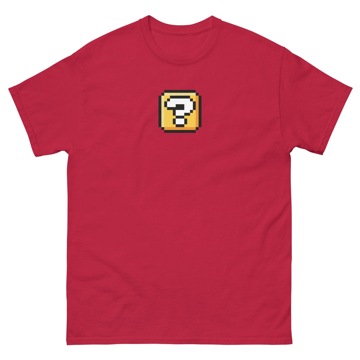 Pixel Question Box Icon Unisex classic t-shirt - Pixitement