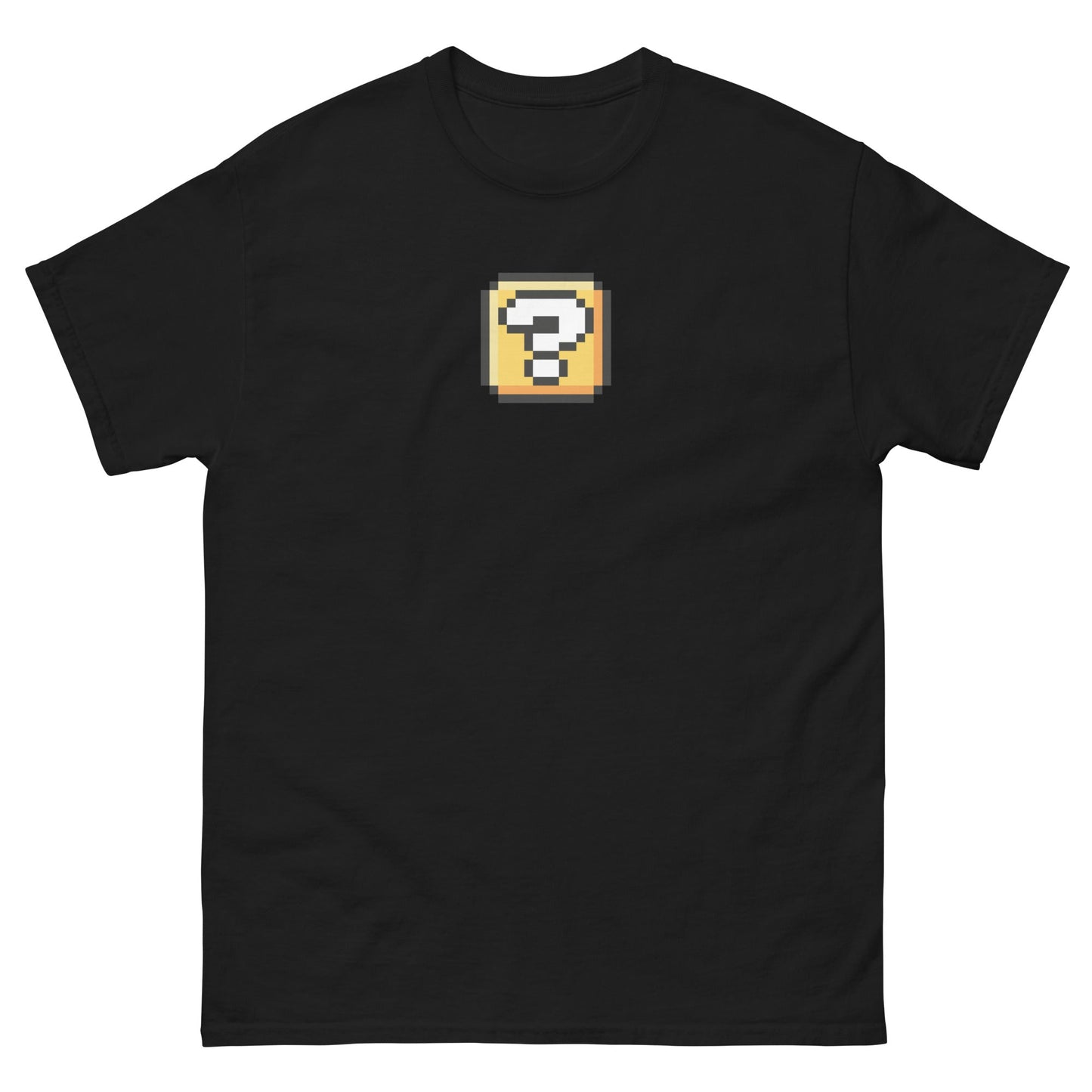 Pixel Question Box Icon Unisex classic t-shirt - Pixitement