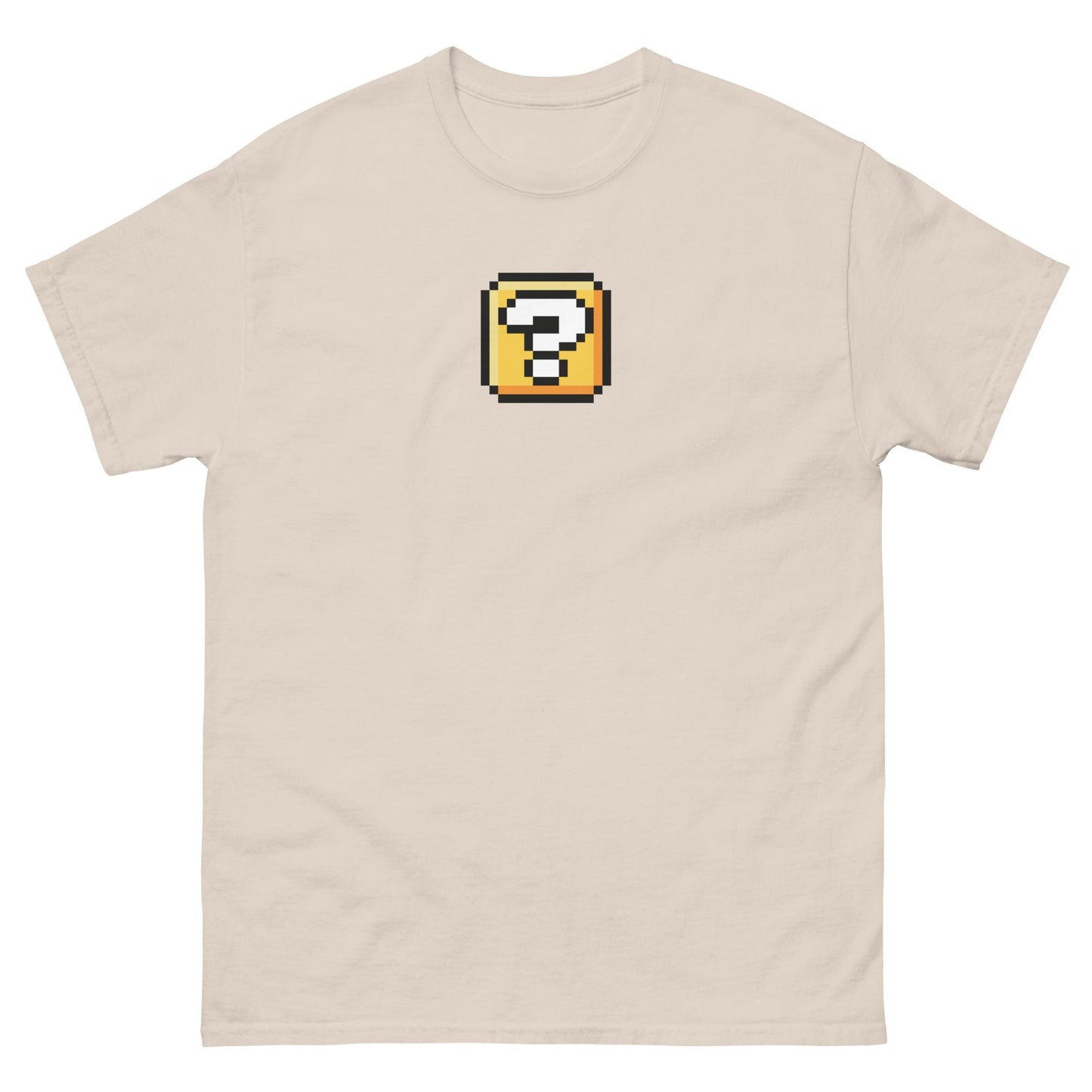 Pixel Question Box Icon Unisex classic t-shirt - Pixitement