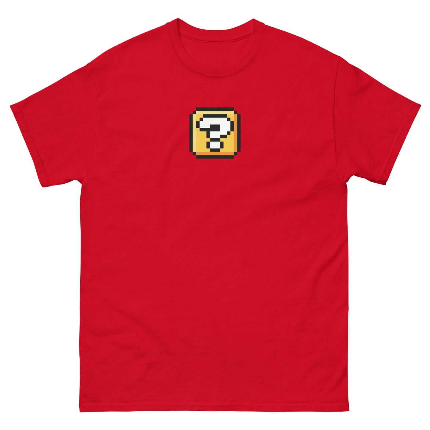 Pixel Question Box Icon Unisex classic t-shirt - Pixitement
