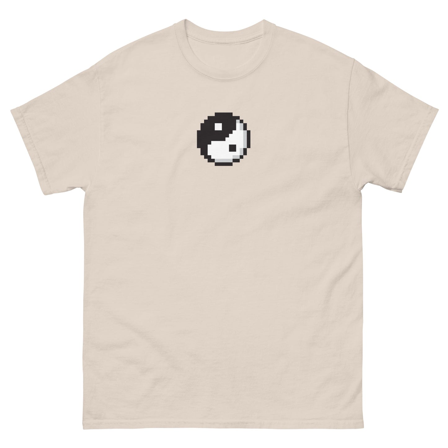 Pixel Ying Yang Icon Unisex classic t-shirt - Pixitement