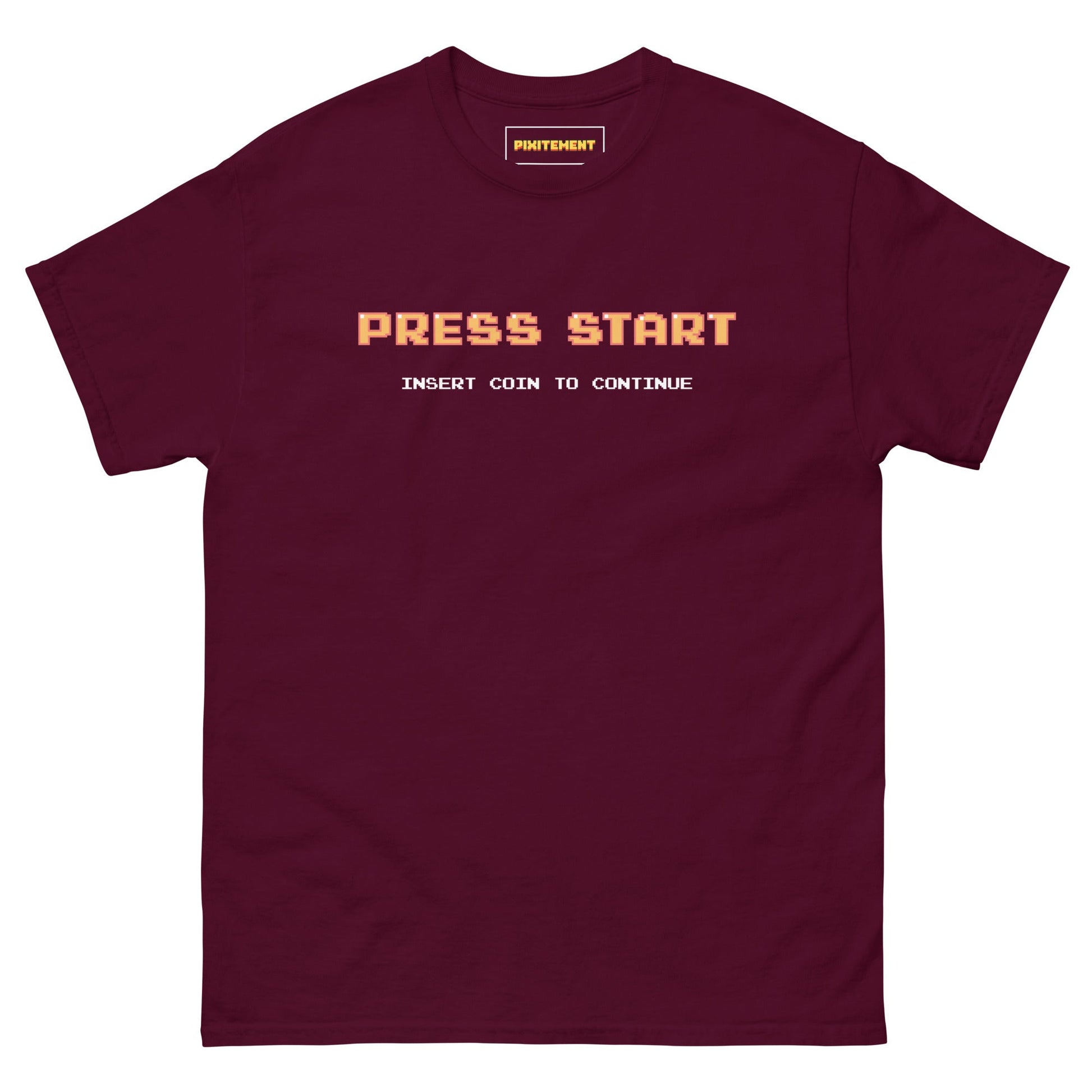 Press Start unisex classic tee - Pixitement